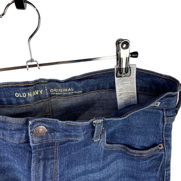 Old Navy Straight Jeans 12 Short Women’s Dark Wash Pre-Owned [#2935] - Picture 5 of 6